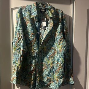 Daniel Cremieux Multicolor Paisley Shirt